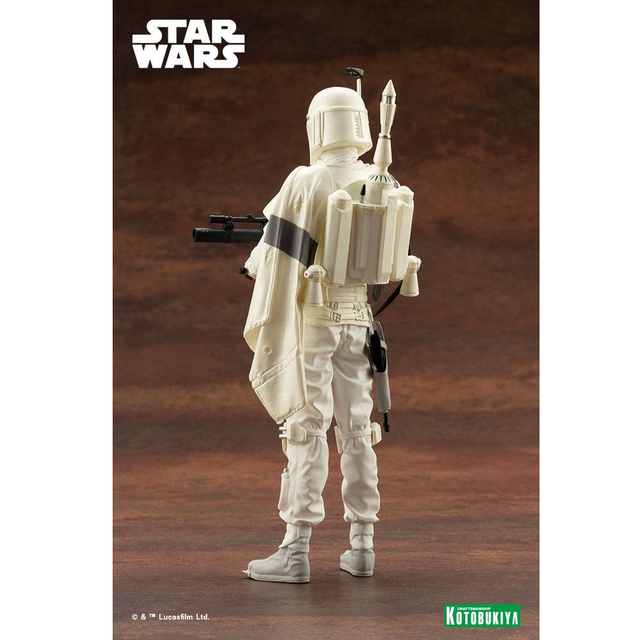 Star Wars ARTFX+ PVC Statue 1/10 Boba Fett White Armor Ver. 18cm