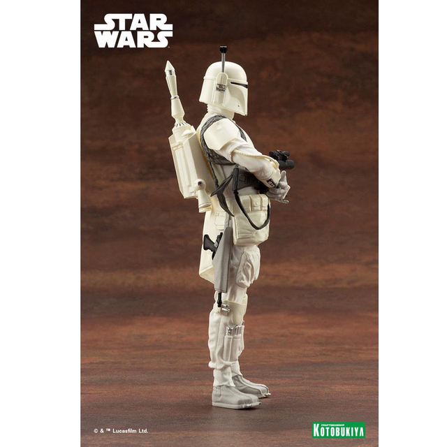 Star Wars ARTFX+ PVC Statue 1/10 Boba Fett White Armor Ver. 18cm