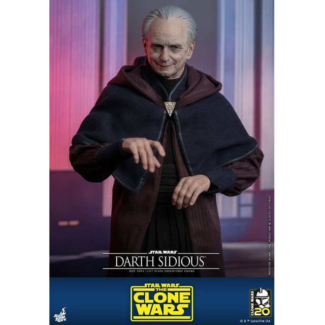 Star Wars: The Clone Wars Action Figure 1/6 Darth Sidious 29cm