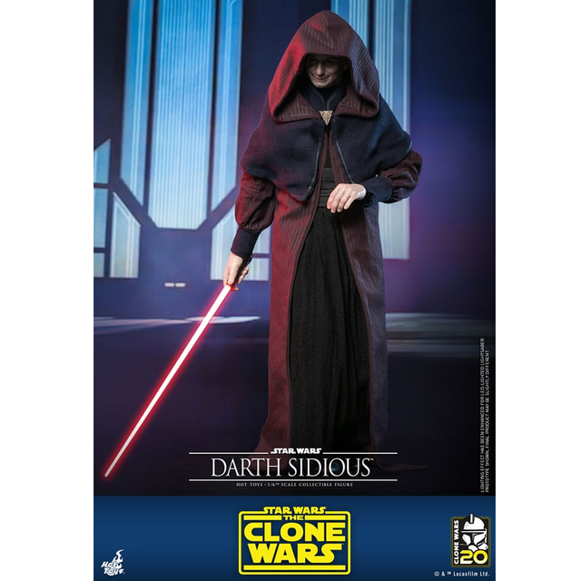 Star Wars: The Clone Wars Action Figure 1/6 Darth Sidious 29cm