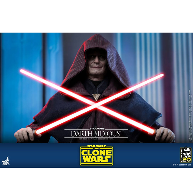 Star Wars: The Clone Wars Action Figure 1/6 Darth Sidious 29cm