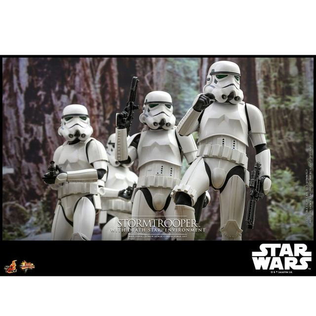 Star Wars Movie Masterpiece Action Figure 1/6 Stormtrooper with Death Star Environment 30cm