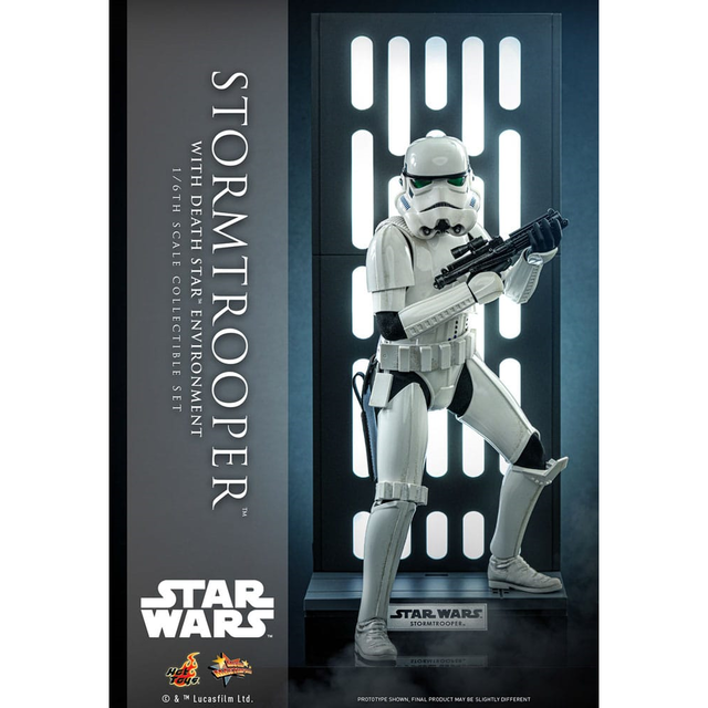 Star Wars Movie Masterpiece Action Figure 1/6 Stormtrooper with Death Star Environment 30cm
