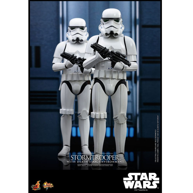 Star Wars Movie Masterpiece Action Figure 1/6 Stormtrooper with Death Star Environment 30cm