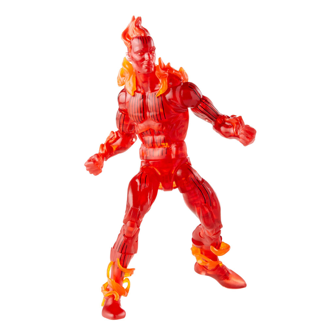 Fantastic Four Marvel Legends Retro Action Figure Human Torch 15cm
