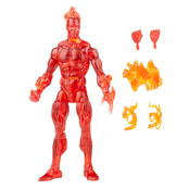 Fantastic Four Marvel Legends Retro Action Figure Human Torch 15cm