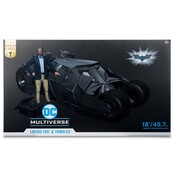 DC Multiverse Lucius Fox & Tumbler (The Dark Knight) (Gold Label)