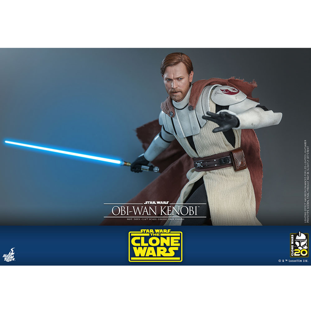 Star Wars The Clone Wars Action Figure 1/6 Obi-Wan Kenobi 30cm