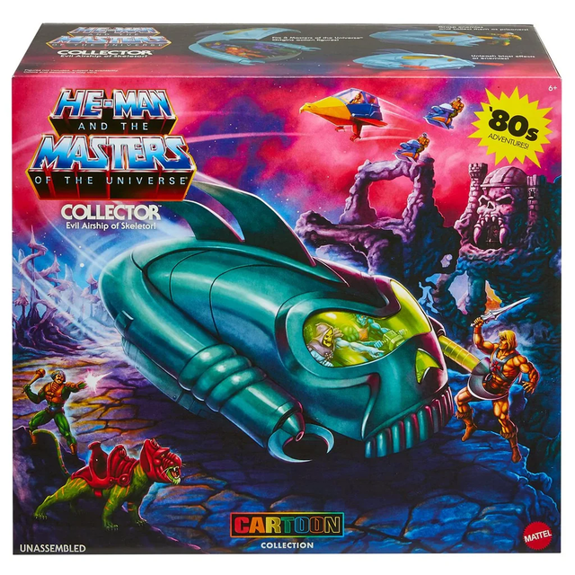 Masters of the Universe Origins the Collector Evil Airship of Skeletor Cartoon Collection