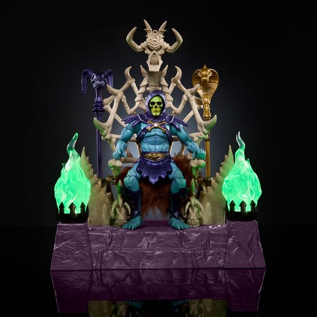 Masters of the Universe: New Eternia Masterverse Action Figure Skeletor & Bone Throne 18cm Masters of the Universe: New Eternia Masterverse Action Figure Skeletor & Bone Throne 18cm