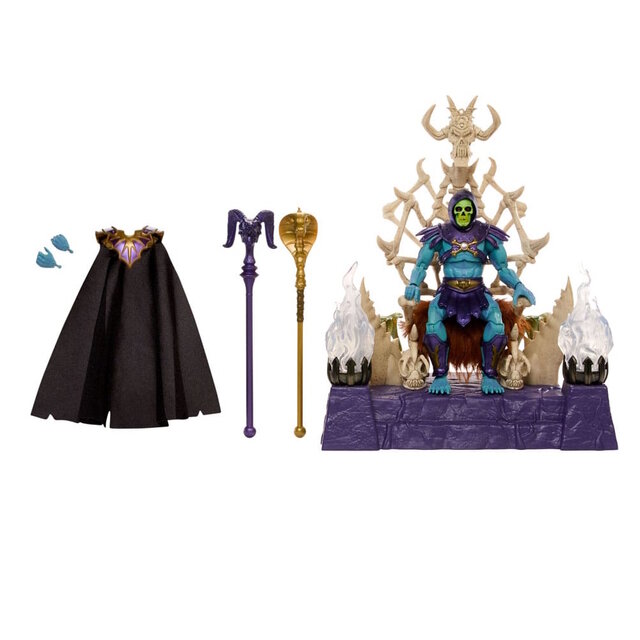 Masters of the Universe: New Eternia Masterverse Action Figure Skeletor & Bone Throne 18cm Masters of the Universe: New Eternia Masterverse Action Figure Skeletor & Bone Throne 18cm