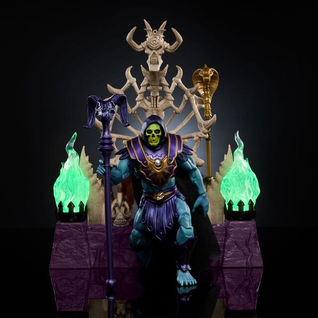 Masters of the Universe: New Eternia Masterverse Action Figure Skeletor & Bone Throne 18cm Masters of the Universe: New Eternia Masterverse Action Figure Skeletor & Bone Throne 18cm