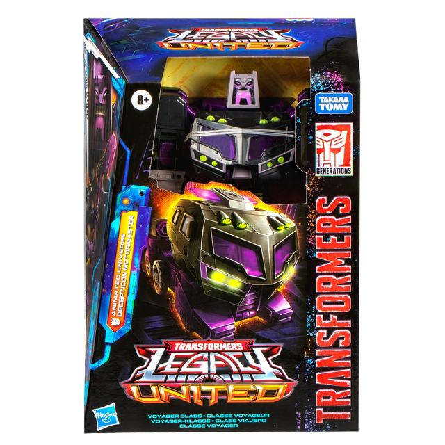 Transformers Legacy United Voyager Class Animated Universe Decepticon Motormaster 18cm
