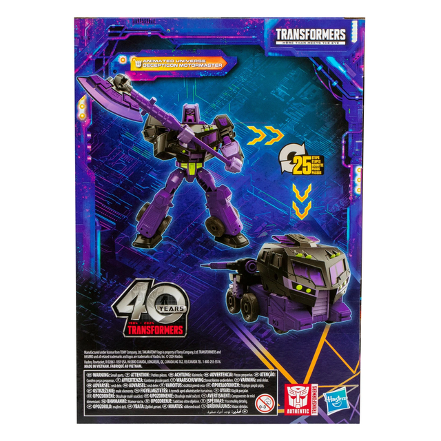 Transformers Legacy United Voyager Class Animated Universe Decepticon Motormaster 18cm