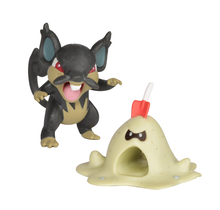 Pokémon Battle Figure Alolan Rattata & Sandygast