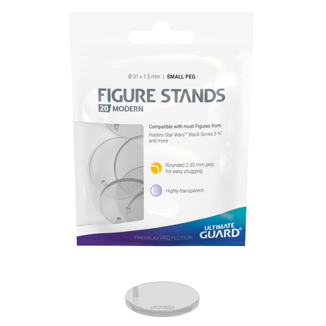 Ultimate Guard Figure Stands Small Peg Modern 20 stuks