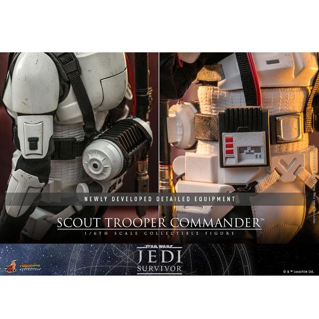 Star Wars: Jedi Survivor Videogame Masterpiece Action Figure 1/6 Scout Trooper Commander 30cm