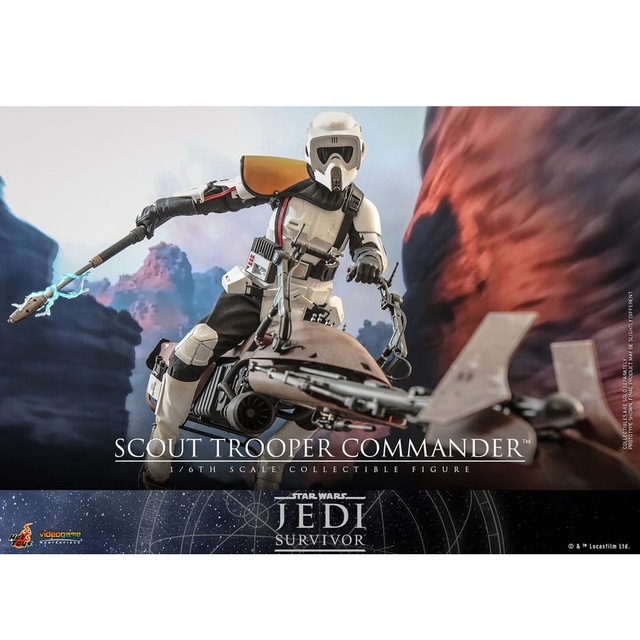 Star Wars: Jedi Survivor Videogame Masterpiece Action Figure 1/6 Scout Trooper Commander 30cm