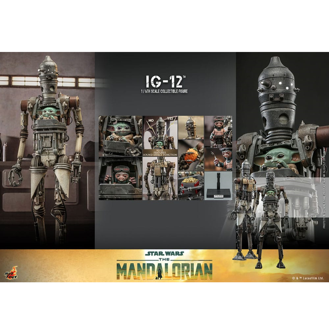 Star Wars: The Mandalorian Action Figure 1/6 IG-12 - 36cm
