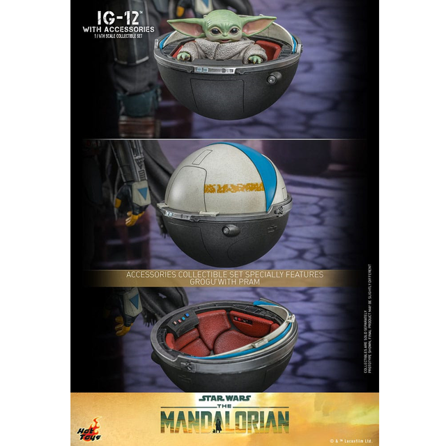 Star Wars: The Mandalorian Action Figure 1/6 IG-12 with accessories 36cm