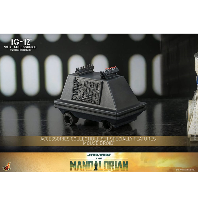 Star Wars: The Mandalorian Action Figure 1/6 IG-12 with accessories 36cm