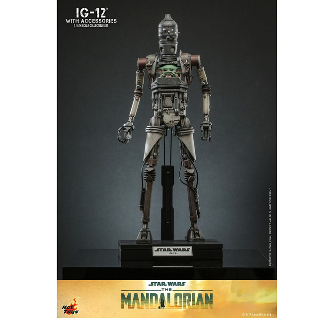 Star Wars: The Mandalorian Action Figure 1/6 IG-12 with accessories 36cm