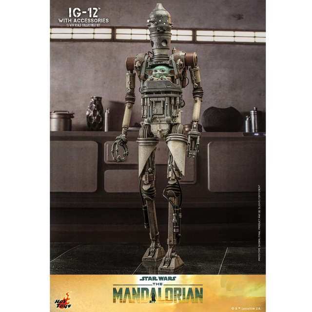 Star Wars: The Mandalorian Action Figure 1/6 IG-12 with accessories 36cm
