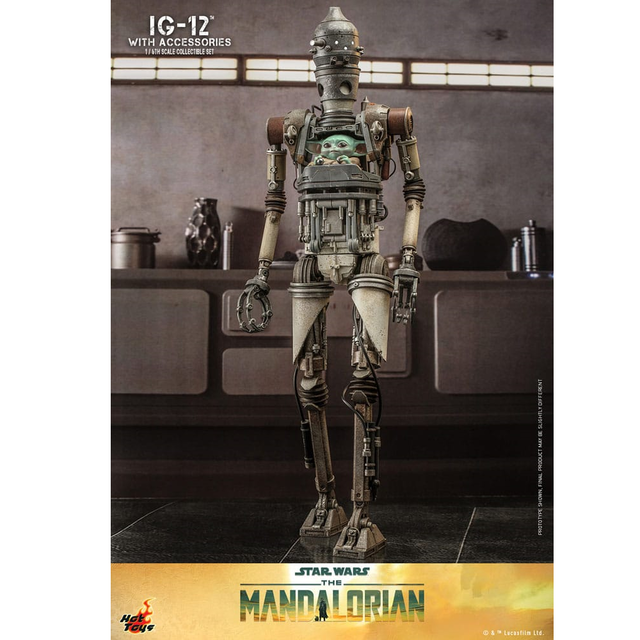 Star Wars: The Mandalorian Action Figure 1/6 IG-12 with accessories 36cm