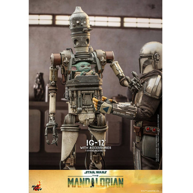 Star Wars: The Mandalorian Action Figure 1/6 IG-12 with accessories 36cm