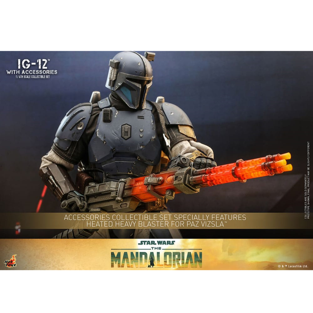 Star Wars: The Mandalorian Action Figure 1/6 IG-12 with accessories 36cm