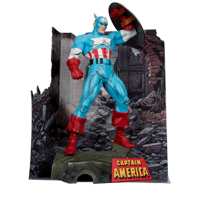 Marvel PVC Statue 1/6 Captain America (The Amazing Spider-Man #323) 28cm Marvel PVC Statue 1/6 Captain America (The Amazing Spider-Man #323) 28cm