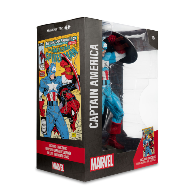 Marvel PVC Statue 1/6 Captain America (The Amazing Spider-Man #323) 28cm Marvel PVC Statue 1/6 Captain America (The Amazing Spider-Man #323) 28cm