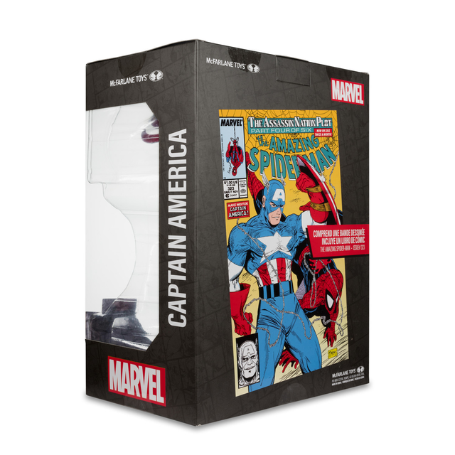 Marvel PVC Statue 1/6 Captain America (The Amazing Spider-Man #323) 28cm Marvel PVC Statue 1/6 Captain America (The Amazing Spider-Man #323) 28cm