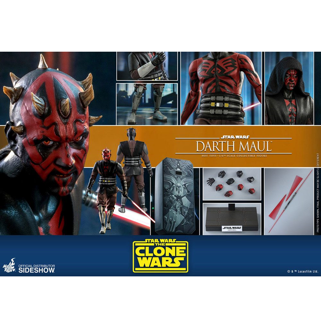 Star Wars The Clone Wars Action Figure 1/6 Darth Maul 29cm Star Wars The Clone Wars Action Figure 1/6 Darth Maul 29cm