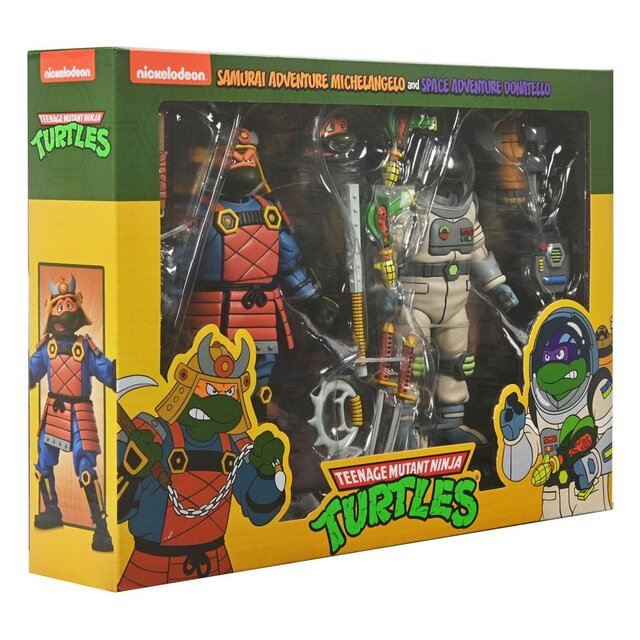 Teenage Mutant Ninja Turtles (Cartoon) Action Figure 2-Pack Space Adventure & Samurai Turtles 18cm