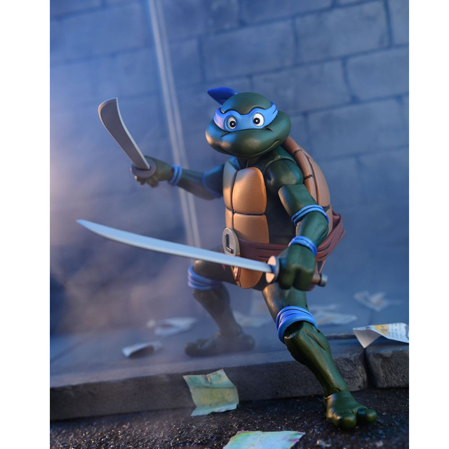 Teenage Mutant Ninja Turtles (Cartoon) Action Figure Ultimate Leonardo VHS 18cm