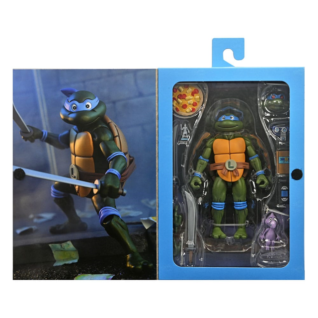 Teenage Mutant Ninja Turtles (Cartoon) Action Figure Ultimate Leonardo VHS 18cm