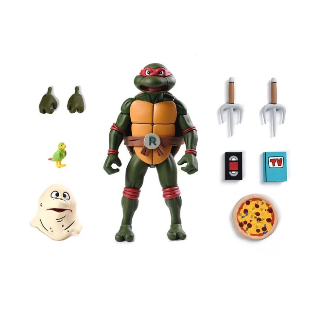 Teenage Mutant Ninja Turtles (Cartoon) Action Figure Ultimate Raphael VHS 18cm