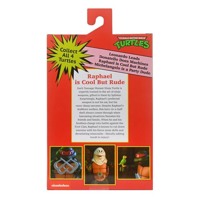 Teenage Mutant Ninja Turtles (Cartoon) Action Figure Ultimate Raphael VHS 18cm