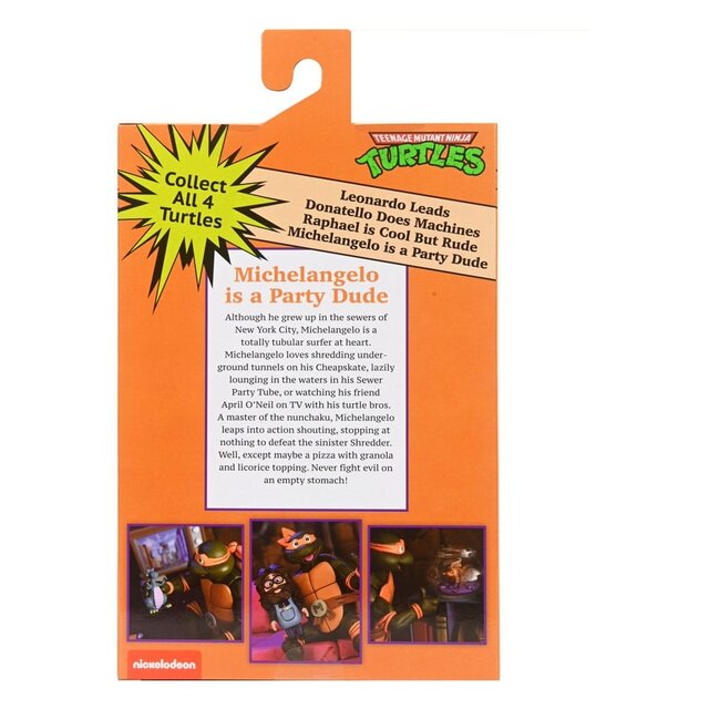 Teenage Mutant Ninja Turtles (Cartoon) Action Figure Ultimate Michelangelo VHS 18cm