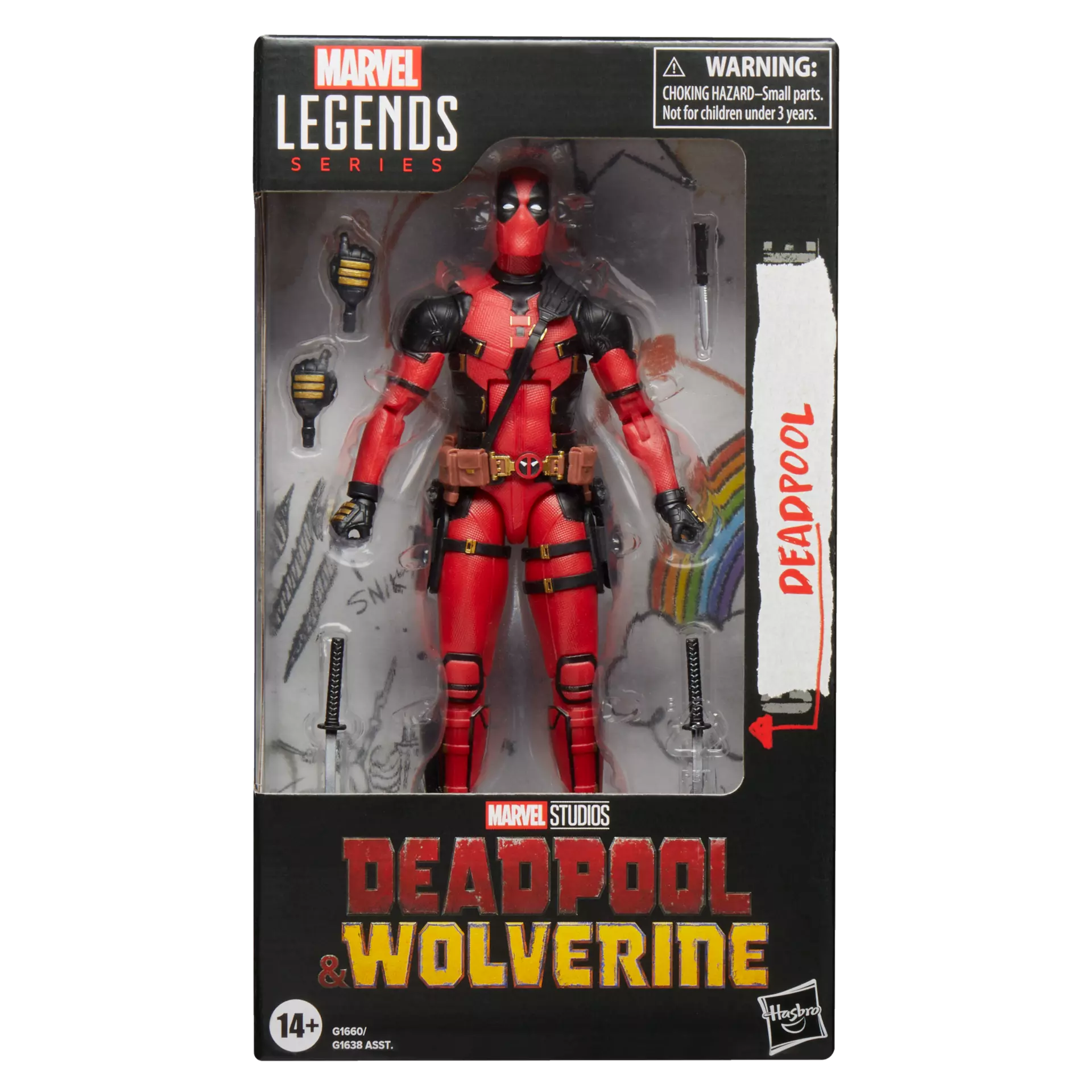 Hasbro Marvel Legends Deadpool 15cm afbeelding