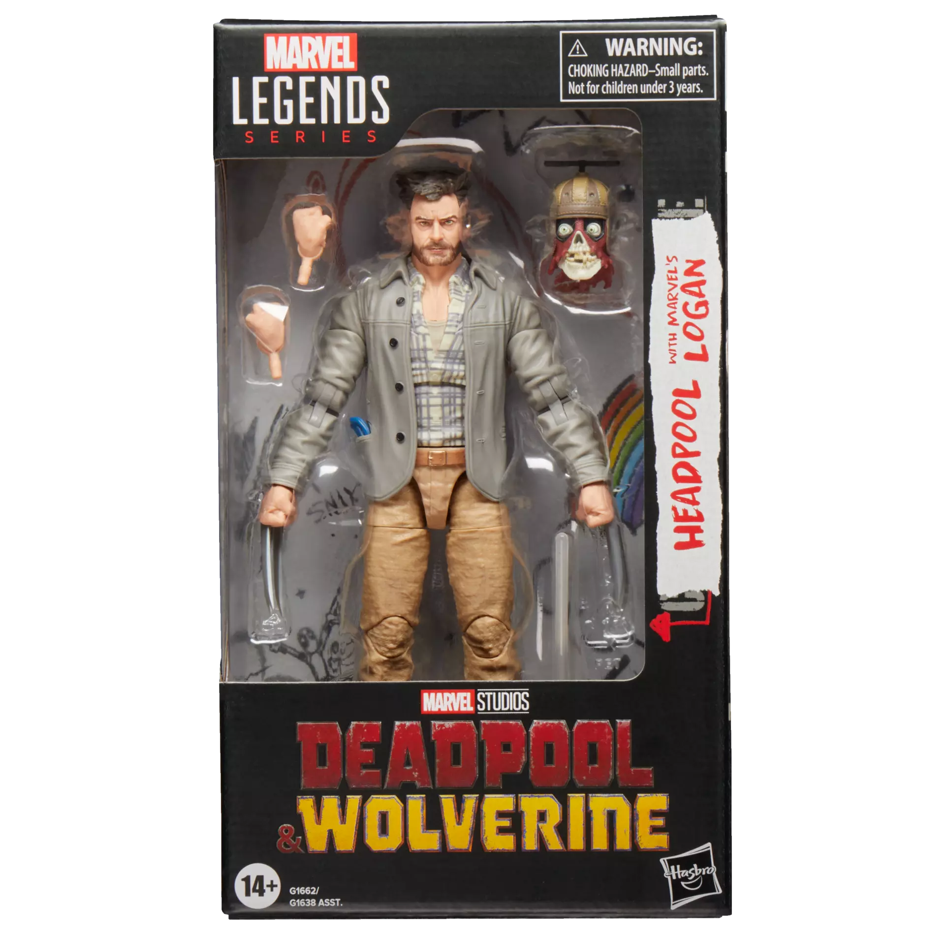 Hasbro Marvel Legends Headpool with Marvel's Logan afbeelding