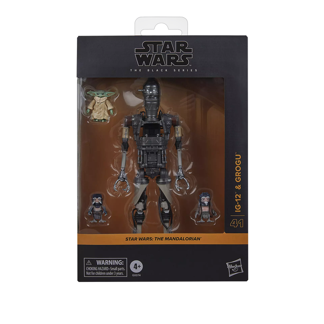 Star Wars the Mandalorian Black Series Deluxe IG-12 & Grogu 15cm