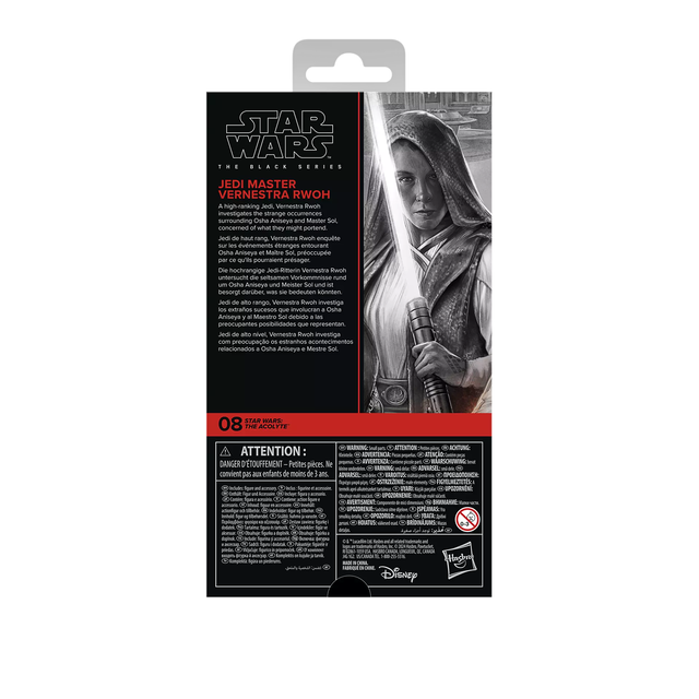 Star Wars: The Acolyte Black Series Action Figure Jedi Master Vernestra Rwoh 15cm