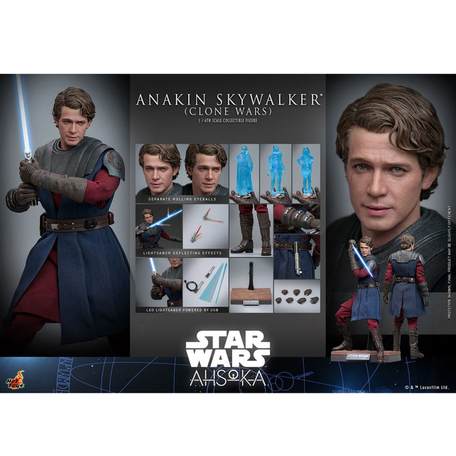 Star Wars: The Clone Wars Action Figure 1/6 Anakin Skywalker 31cm