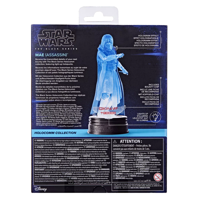 Star Wars: the Acolyte Black Series Holocomm Collection Mae (Assasin) 15cm