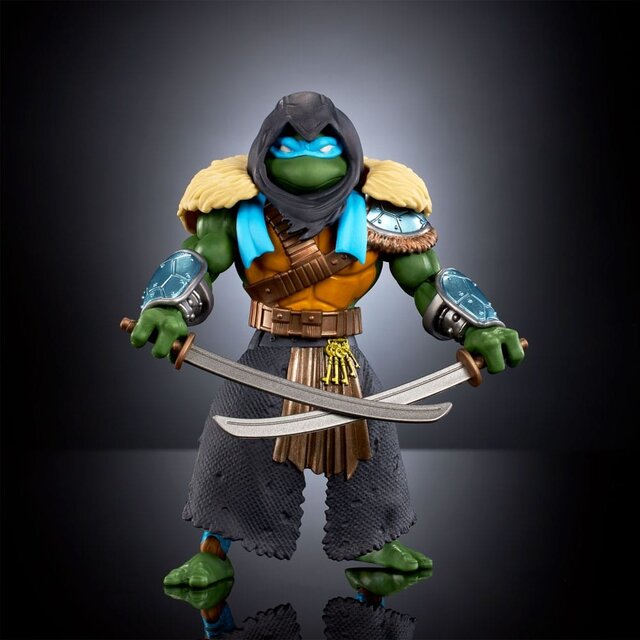 MOTU x TMNT: Turtles of Grayskull Action Figure Stealth Ninja Leonardo 14cm