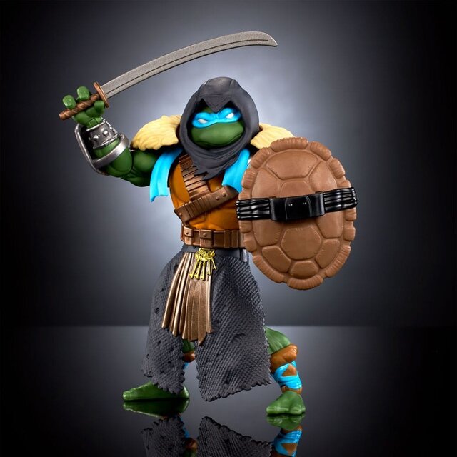 MOTU x TMNT: Turtles of Grayskull Action Figure Stealth Ninja Leonardo 14cm