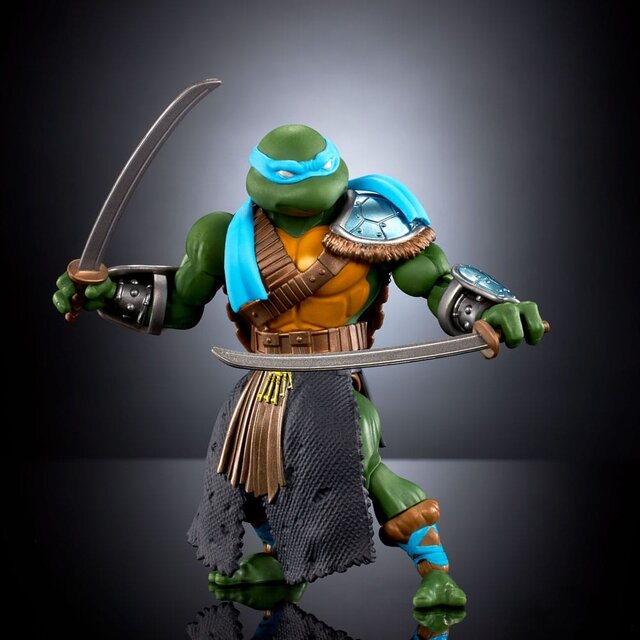 MOTU x TMNT: Turtles of Grayskull Action Figure Stealth Ninja Leonardo 14cm