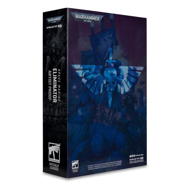 Warhammer 40k Action Figure Eliminator (Space Marine) Artist Proof 18cm